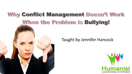 Why Conflict Management Doesn't Work